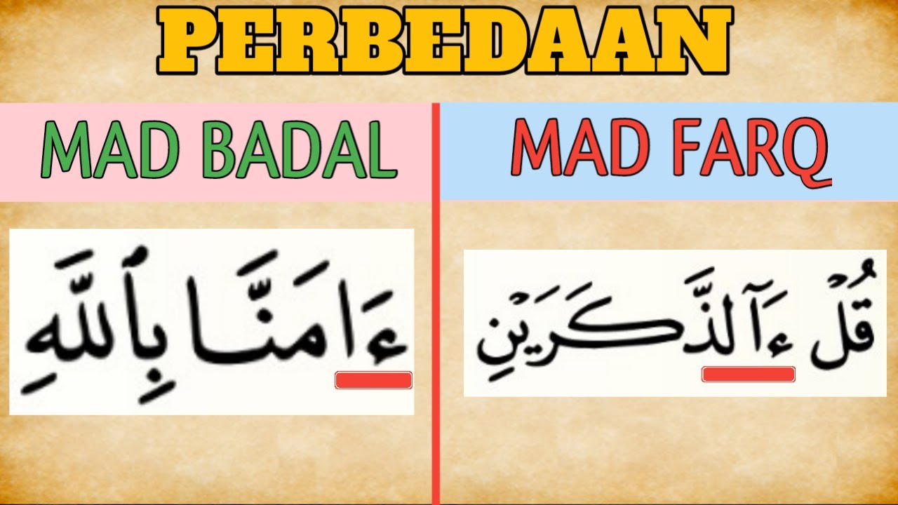 PERBEDAAN MAD BADAL DAN MAD FARQ LENGKAP DENGAN  CONTOH