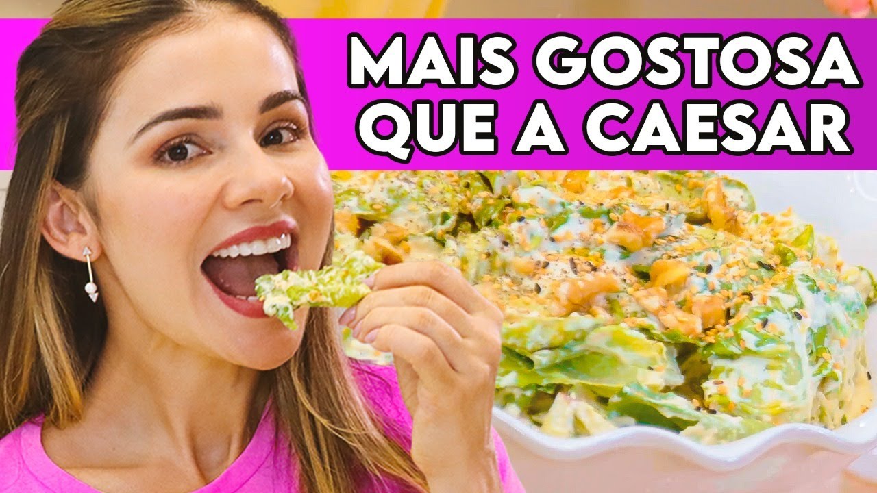 Como fazer salada: mais gostosa que a salada caesar