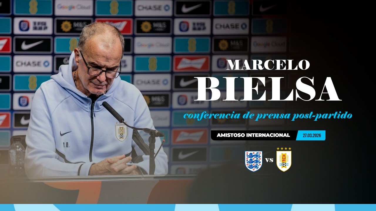Conferencia de prensa | Marcelo Bielsa | Inglaterra 1-1 Uruguay | Fecha FIFA marzo 2026 | #AUFTV
