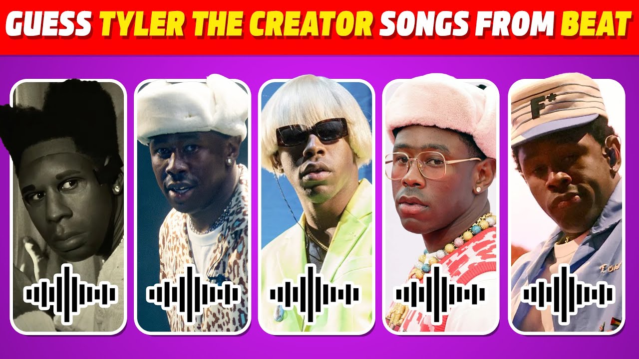 Guess Tyler the creator songs from the beat | Guess the song quiz | Tyler the creator Quiz 2025