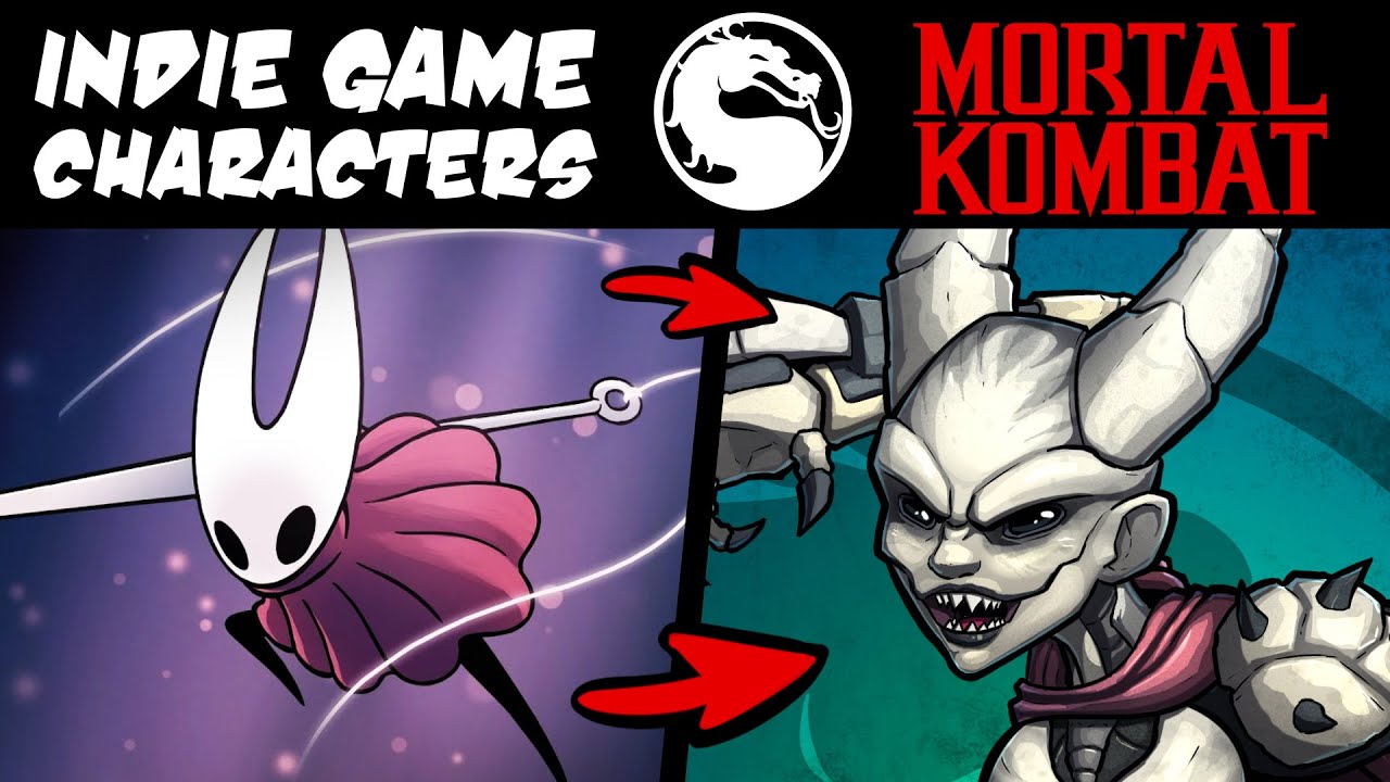 What if INDIE VIDEO GAME CHARACTERS Were in MORTAL KOMBAT?! (Stories & Speedpaint)