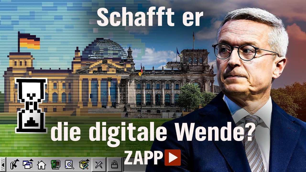 Digitalminister Wildberger: Kann er Deutschland modernisieren? | ZAPP | NDR