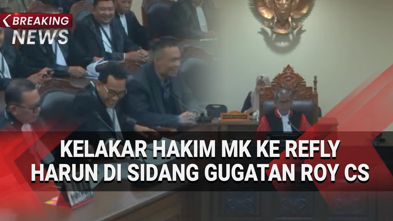 Kelakar Hakim MK ke Refly Harun di Sidang Gugatan Roy Suryo CS