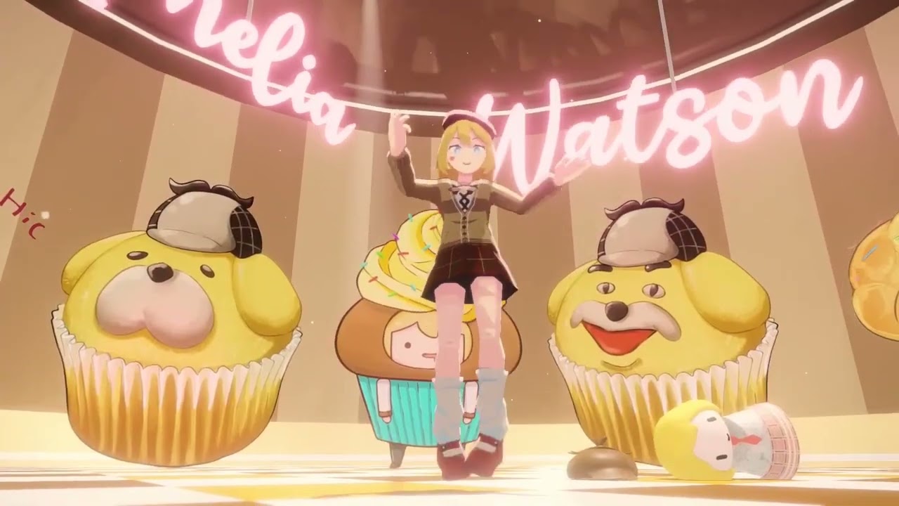 Low Poly JK Ame Sings PONPONPON - Kyary Pamyu Pamyu 〘Ame's 3DLIVE BDAY 2023〙