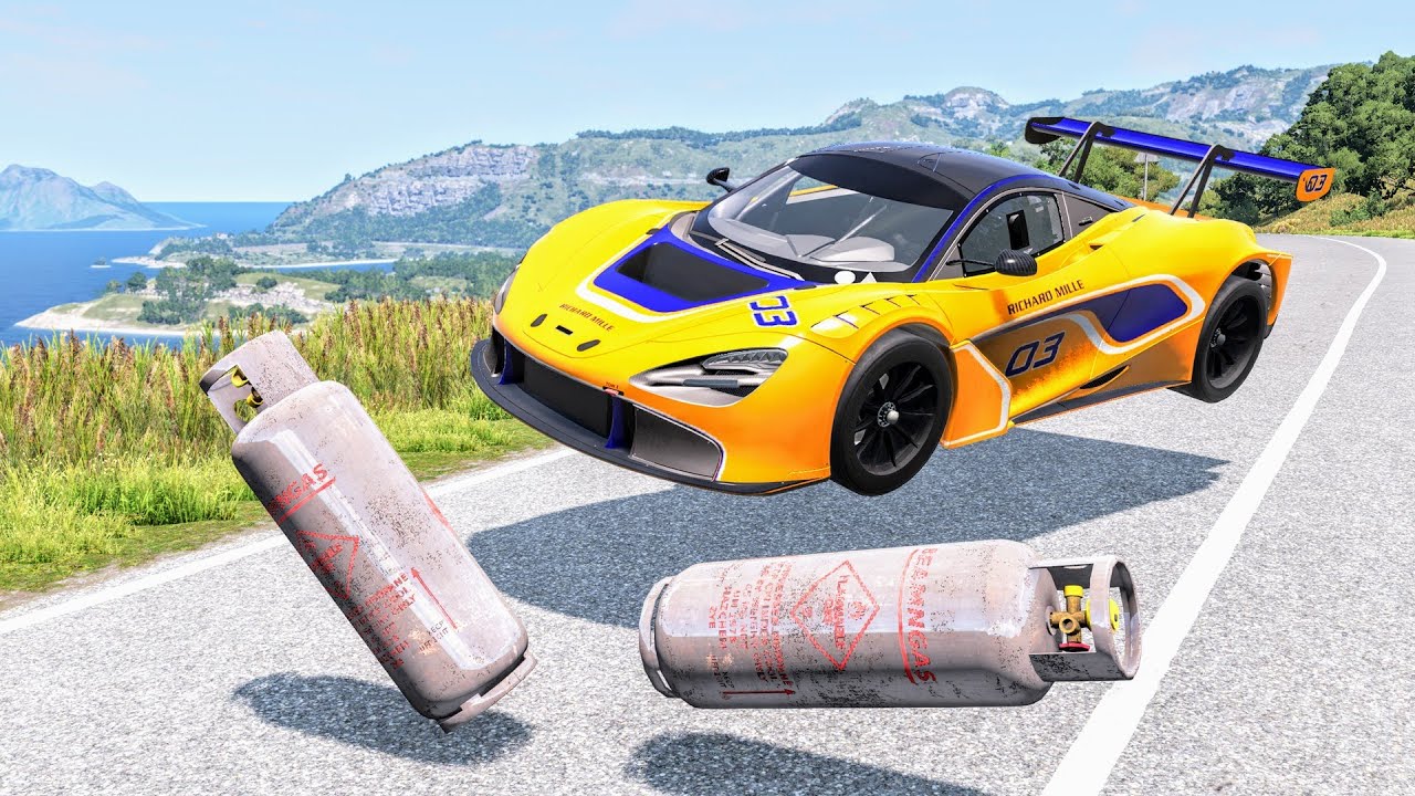 Cars vs Propane Tanks #1 – BeamNG Drive | CrashBoomPunk