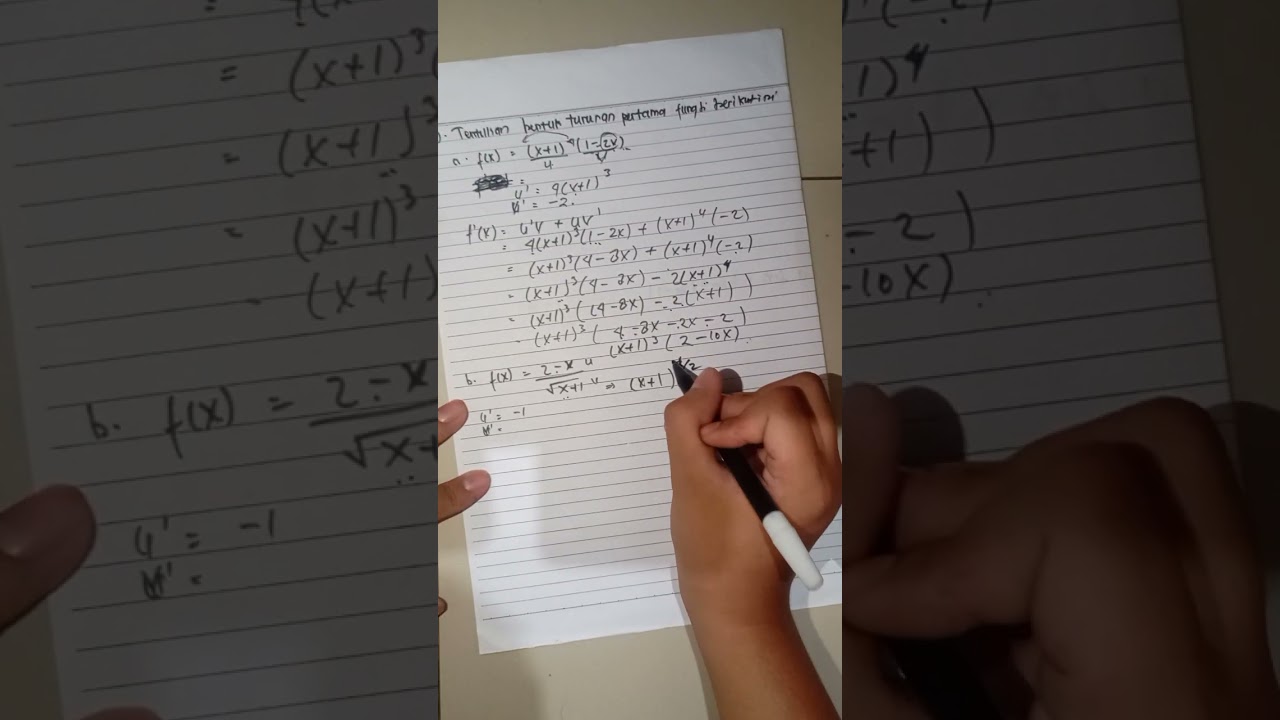 Pembahasan Soal Turunan dan Aplikasi Turunan Kelas 12