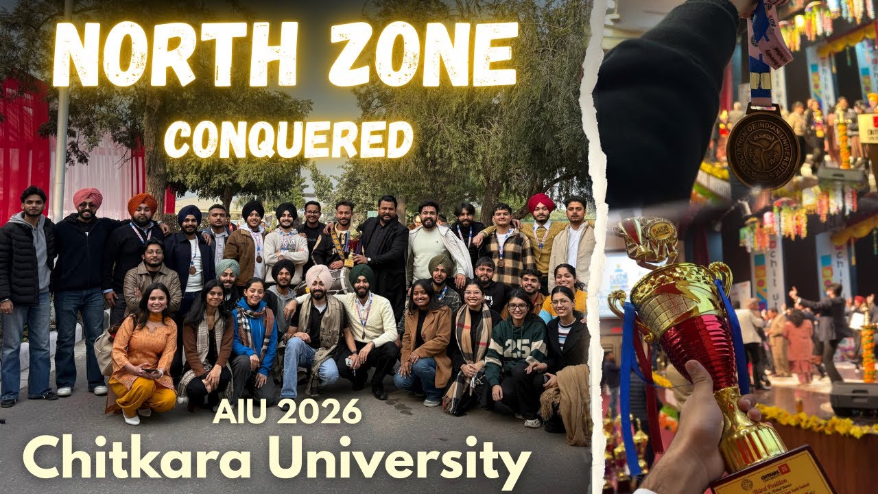 North Zone Conquered || Ready For Nationals || AIU 2026 || Chitkara University ❤️