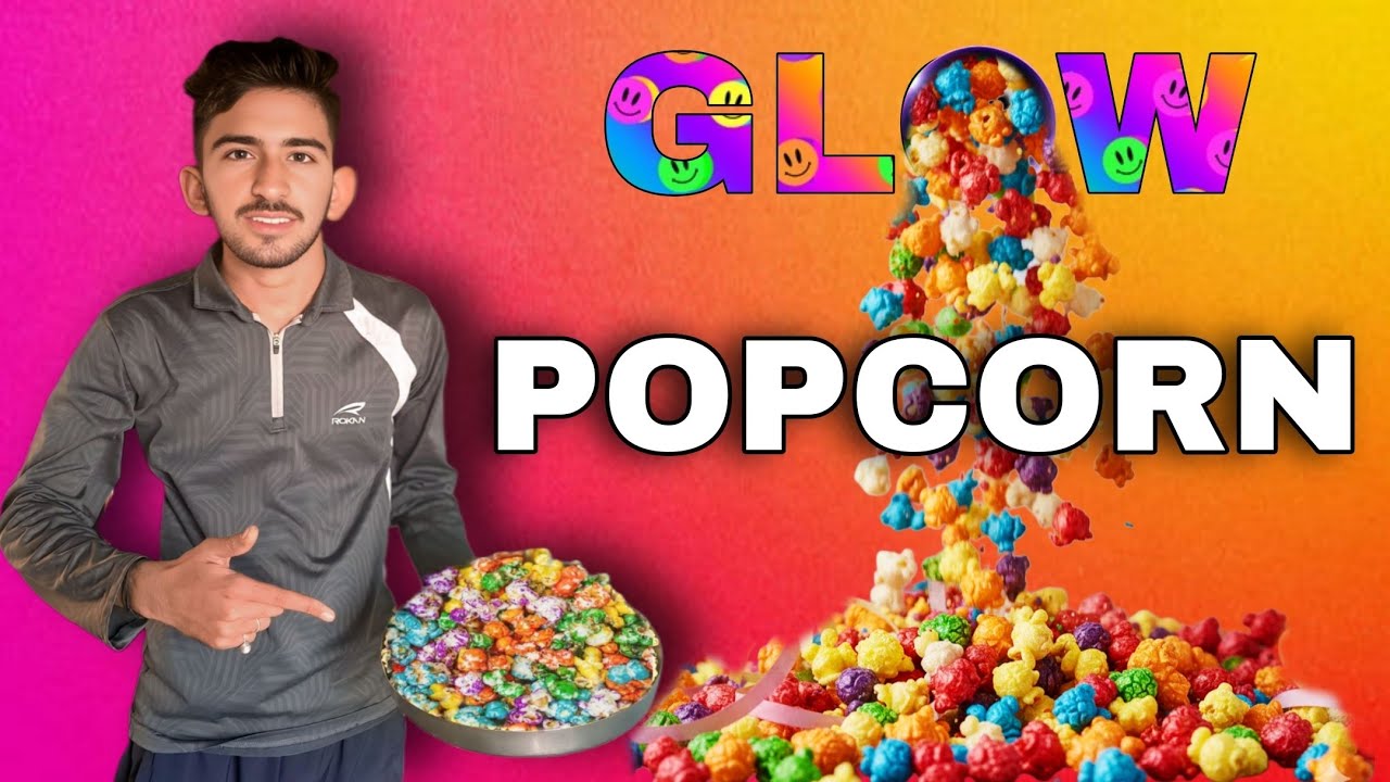 COLORFUL POPCORN || How Make Colorful Popcorn || #popcorn 