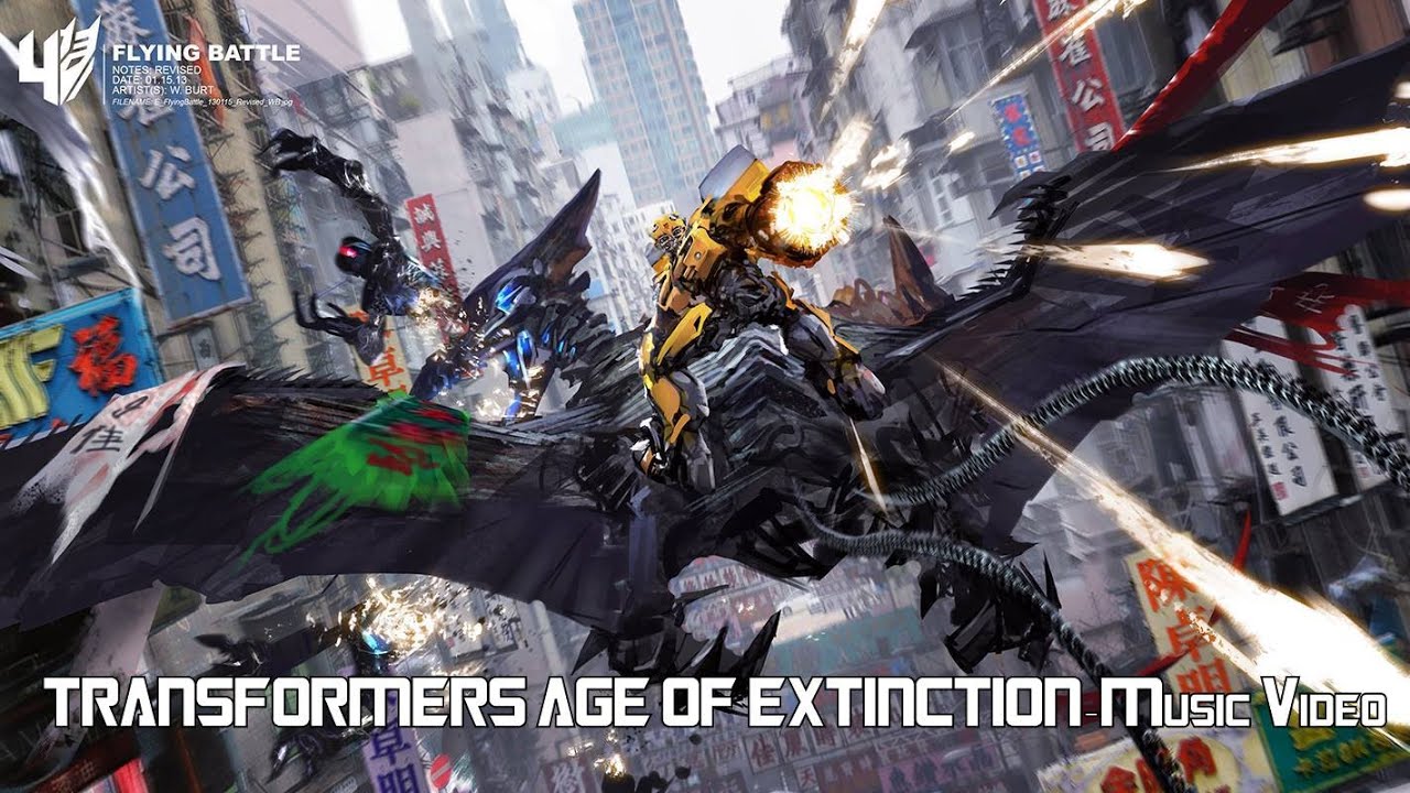 Transformers Age of extinction [New Divide-Linkin Park] - Letra ᴴᴰ