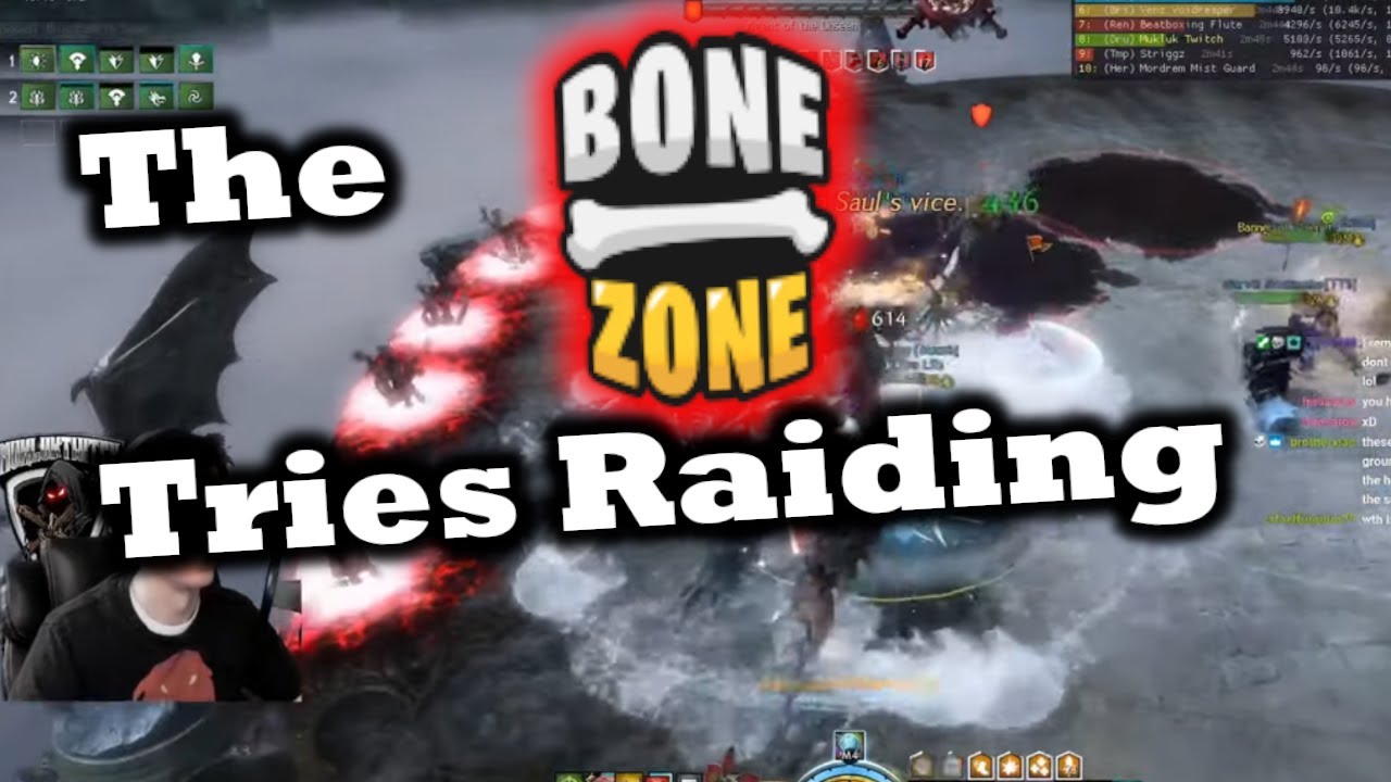 The Bone Zone tries Raiding - Guild Wars 2 Funny Moments