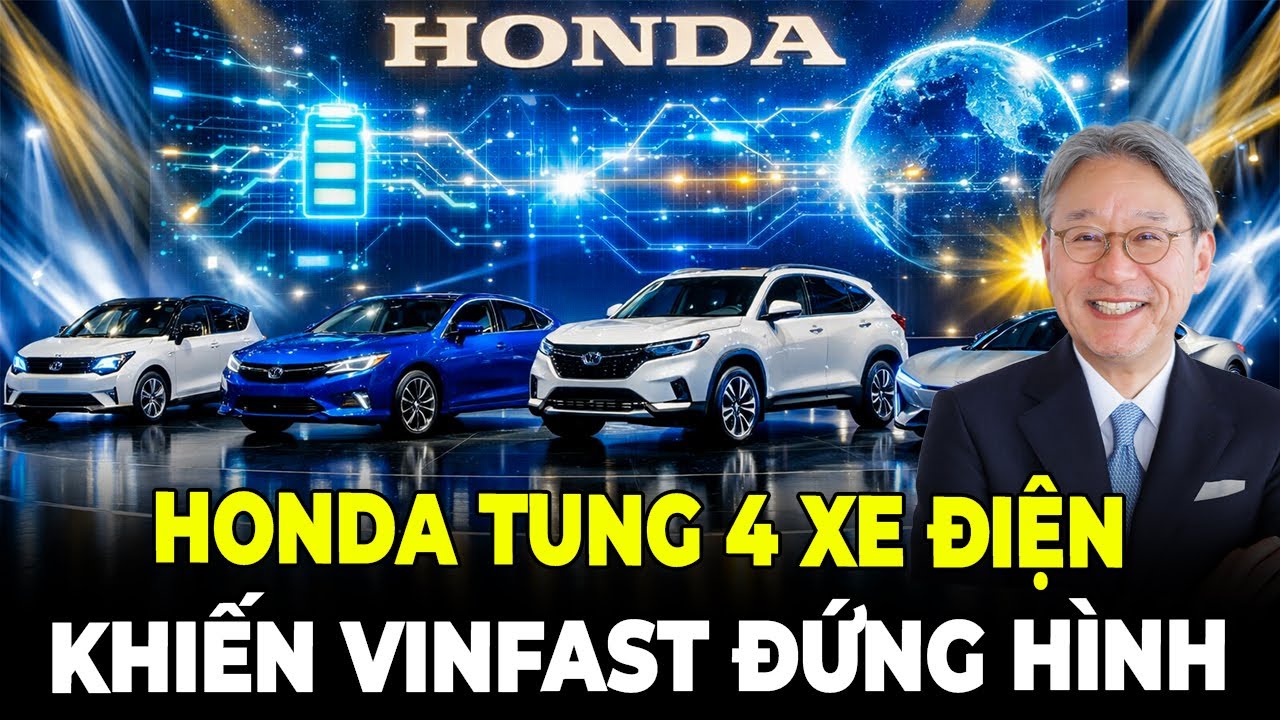 Honda Tung 4 Xe Điện Hybrid Khiến Vinfast Đứng Hình Tại Việt Nam