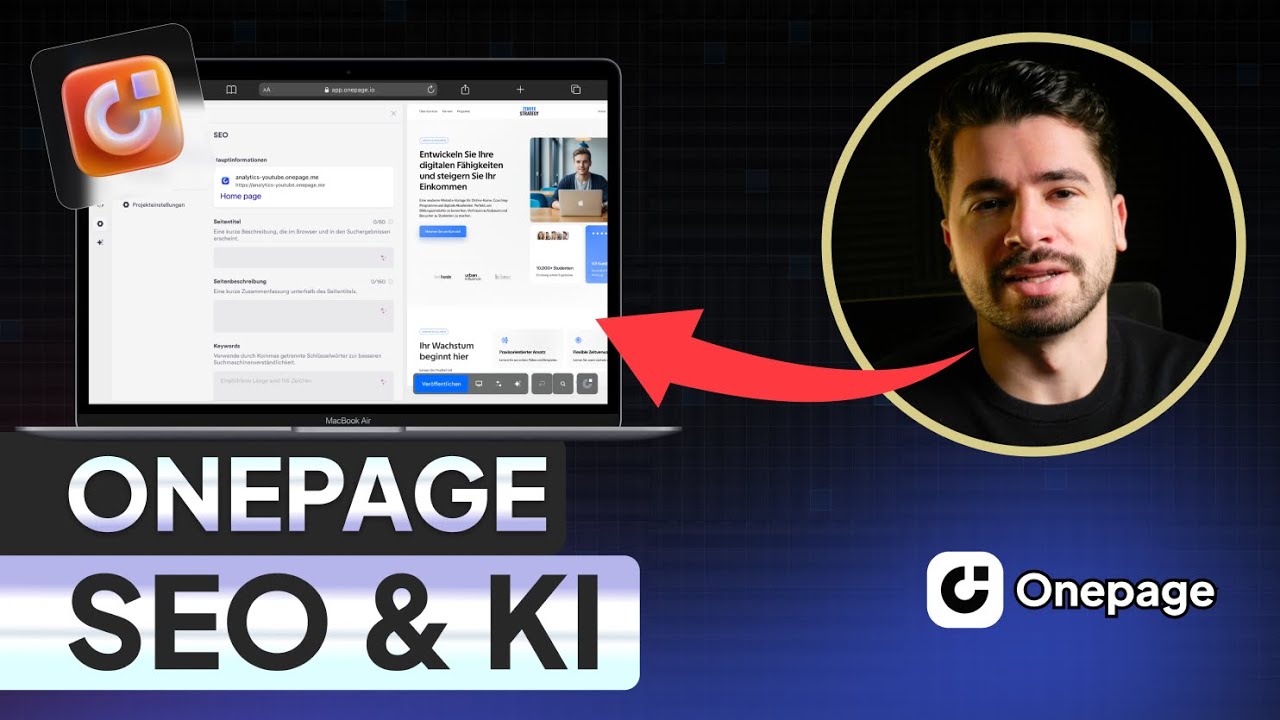 SEO & KI: So wirst du bei Google & Co. mit Onepage sichtbar!