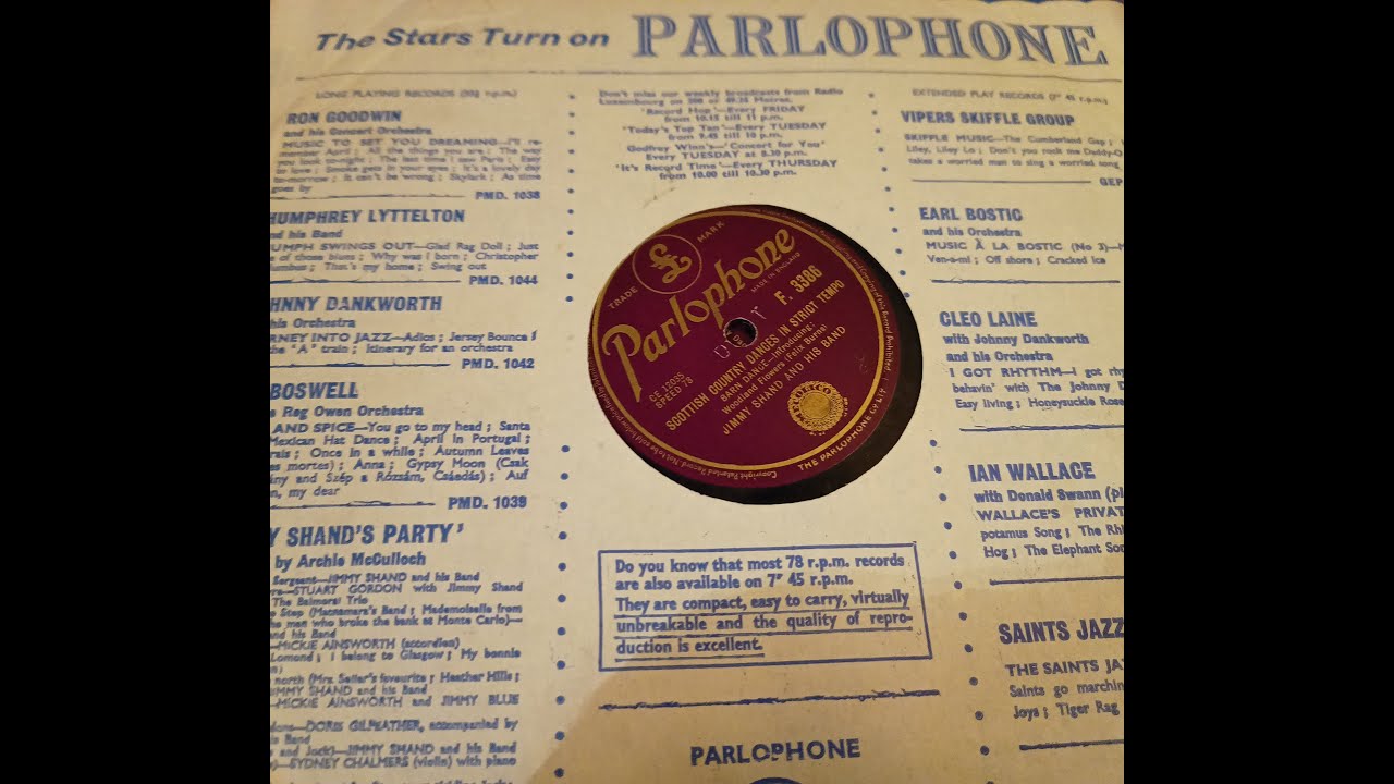 Barn Dance (Woodland Flowers) - Jimmy Shand And His Band - 78rpm