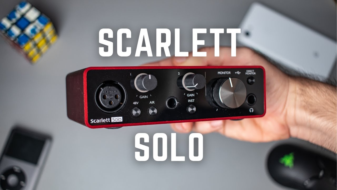 FOCUSRITE SCARLETT SOLO TERCERA GENERACIÓN (3RD GEN) - REVIEW EN ESPAÑOL