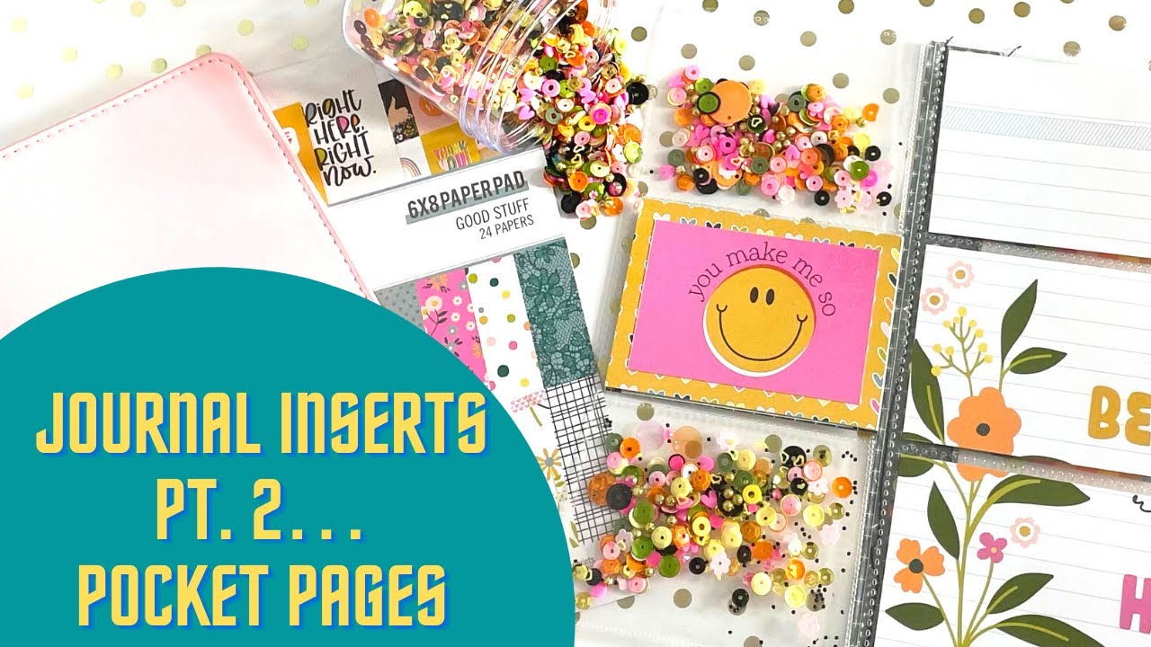 Craft With Me ☺️ Pocket Pages PT. 2 |Traveler's Notebook| Simple Stories Good Stuff
