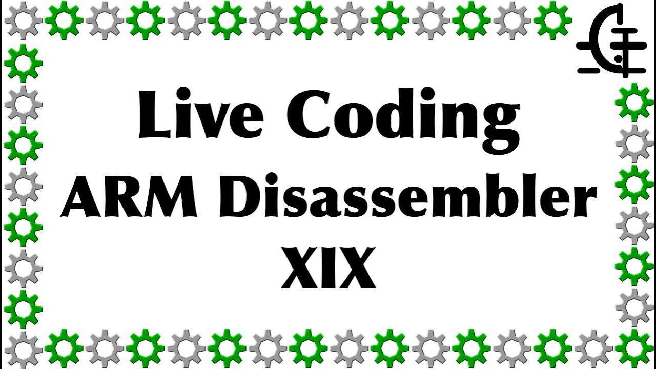 Gerph's live coding - ARM disassembler (part 19).
