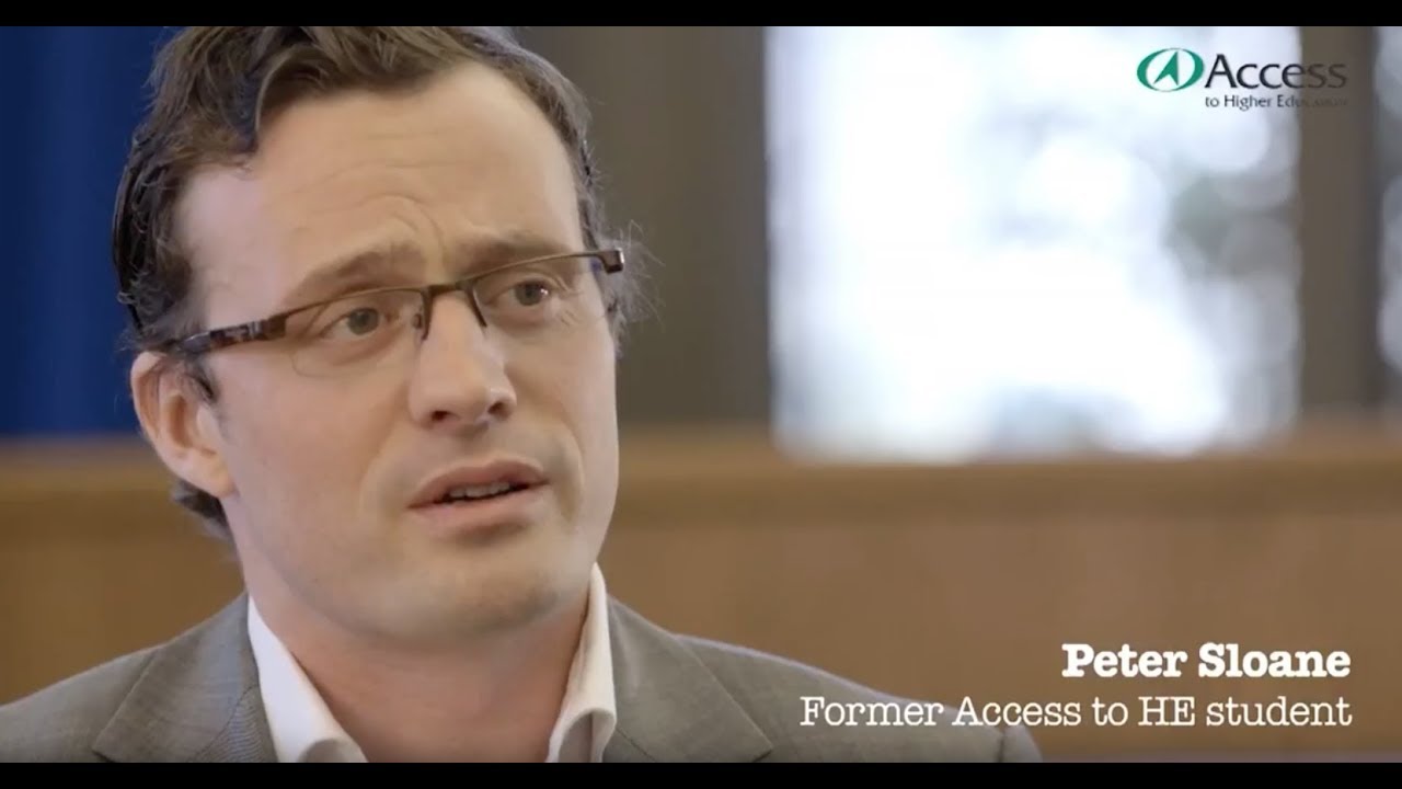 Access to HE - Peter Sloane