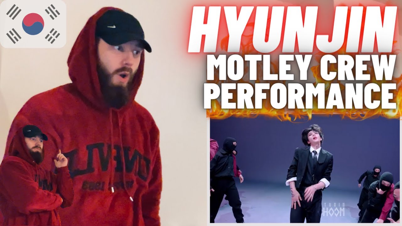 'TeddyGrey Reacts To Motley Crew' covered by Stray Kids HYUNJIN(현진)