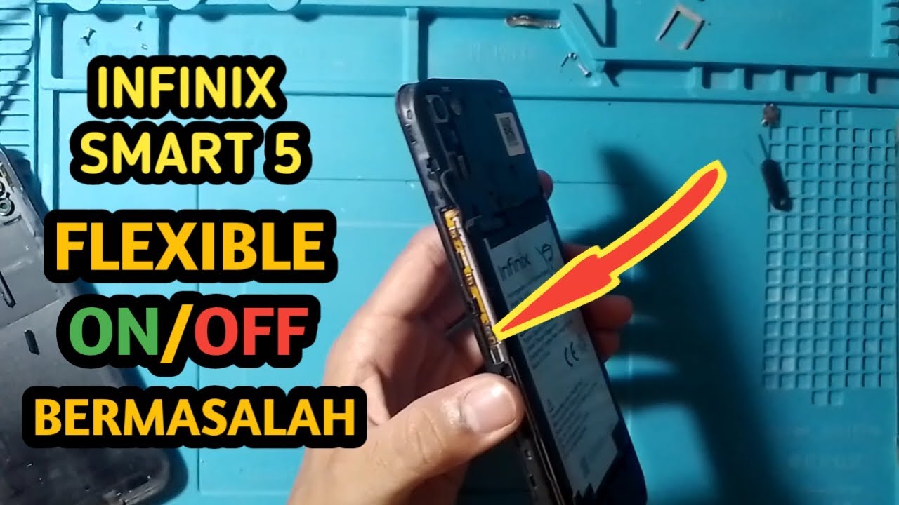 Cara ganti flexible on off infinix smart 5 | infinix smart 5 on off problem