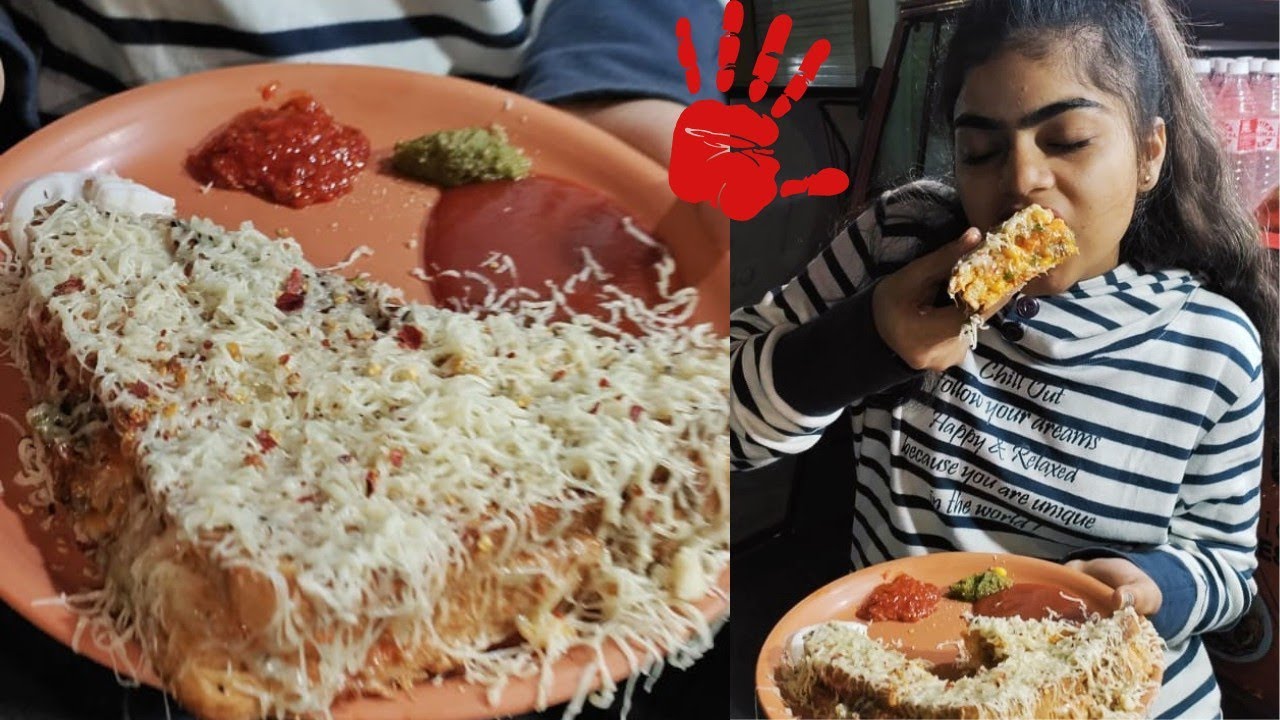 Bahubali Triple Layer Sandwich🥪| Nagpur Special | Sarafa Bazzar | Heavy Loaded cheese Sandwich 😋