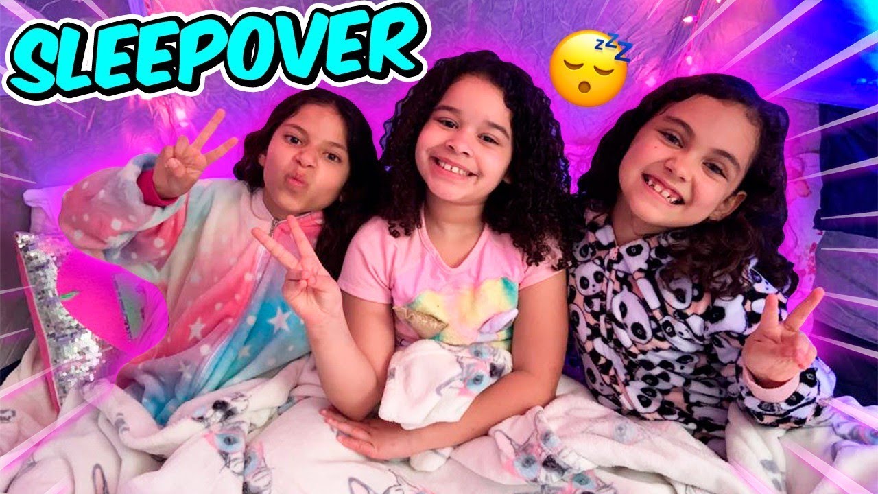 SLEEPOVER  NA CABANA COM MINHAS BFF!