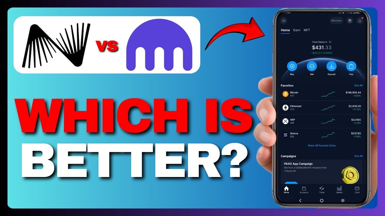 NEXO VS KRAKEN: WHICH CRYPTO PLATFORM IS BETTER IN 2025?