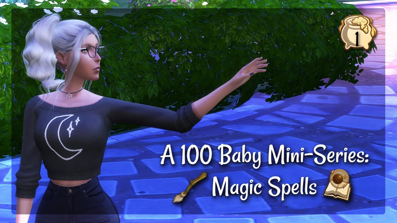 MARYSE GOES TO THE MAGIC REALM // THE SIMS 4 | A 100 Baby Mini-Series: Magic Spells #1