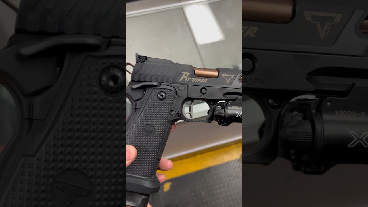 Pit Viper by Taran Tactical #pitviper #tarantactical #johnwick #johnwick4 #9mm #surefire #racegun