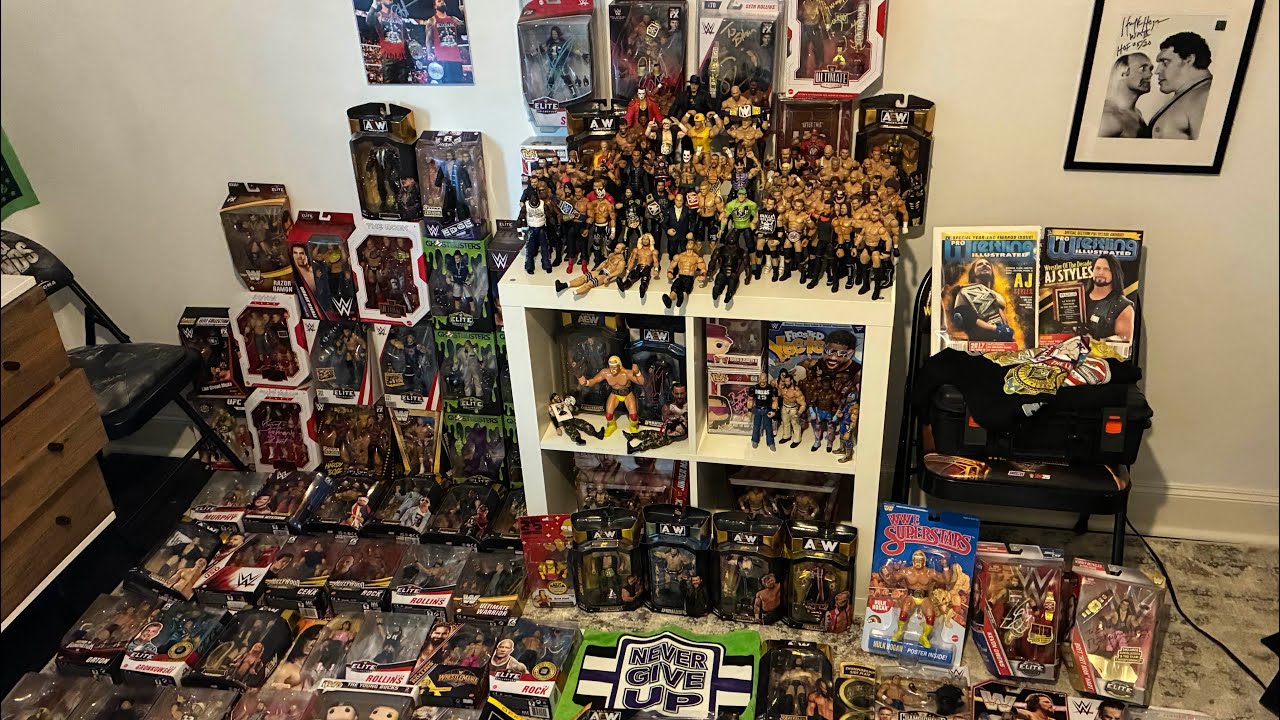 The Ultimate WWE Action Figure Room Collection Tour