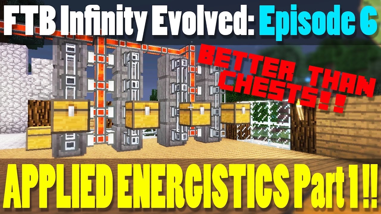 Applied Energistics Part 1!! Getting into FTB: Infinity Evolved Episode 6