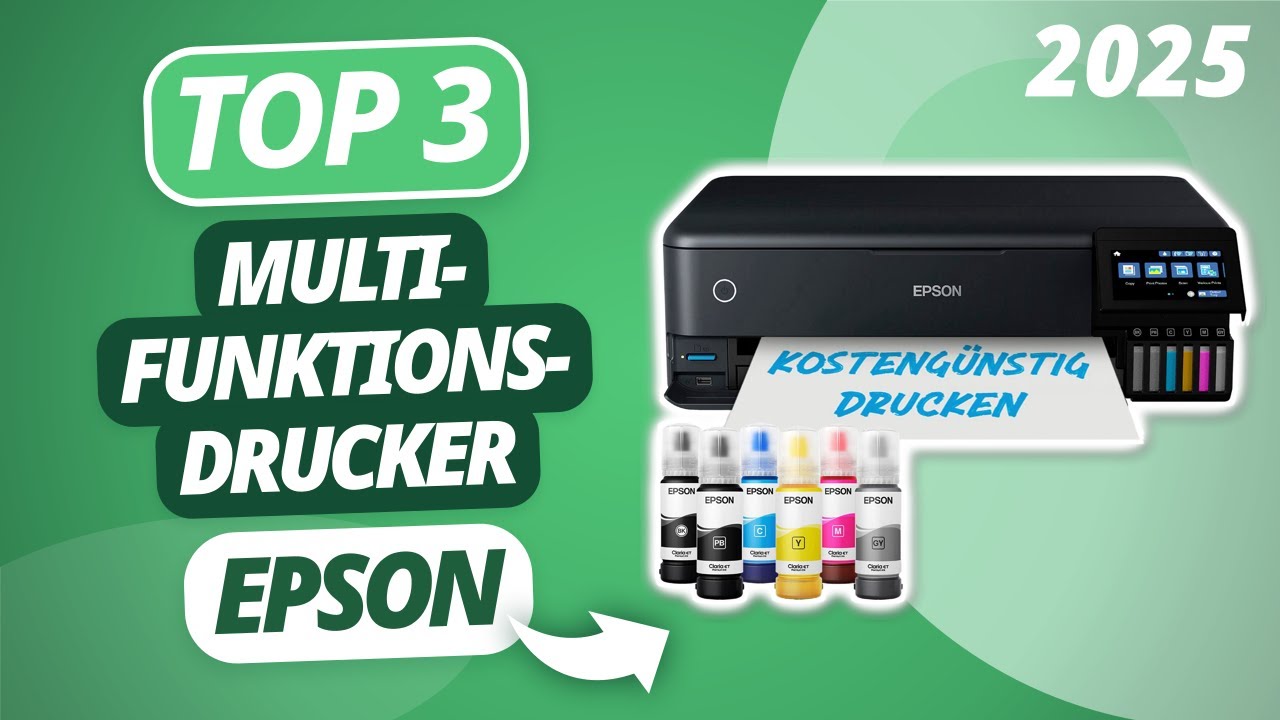 Der beste EPSON DRUCKER 2025 | TOP 3 Multifunktionsdrucker im Vergleich