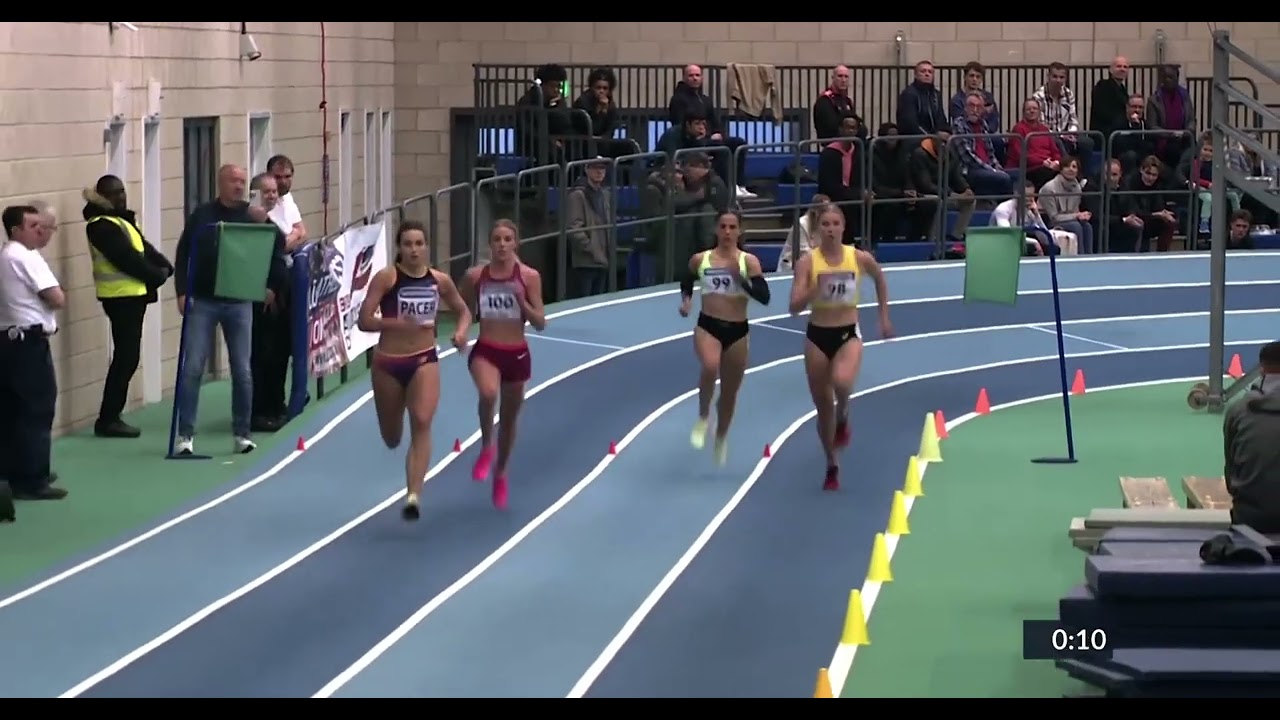 When Keely Hodgkinson broke the world indoor 600m record