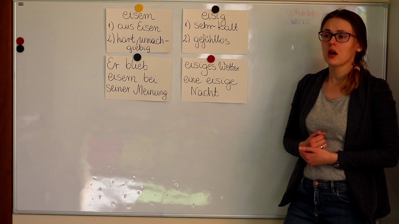 Przydatny niemiecki - eisern; eisig - znaczenia i konteksty