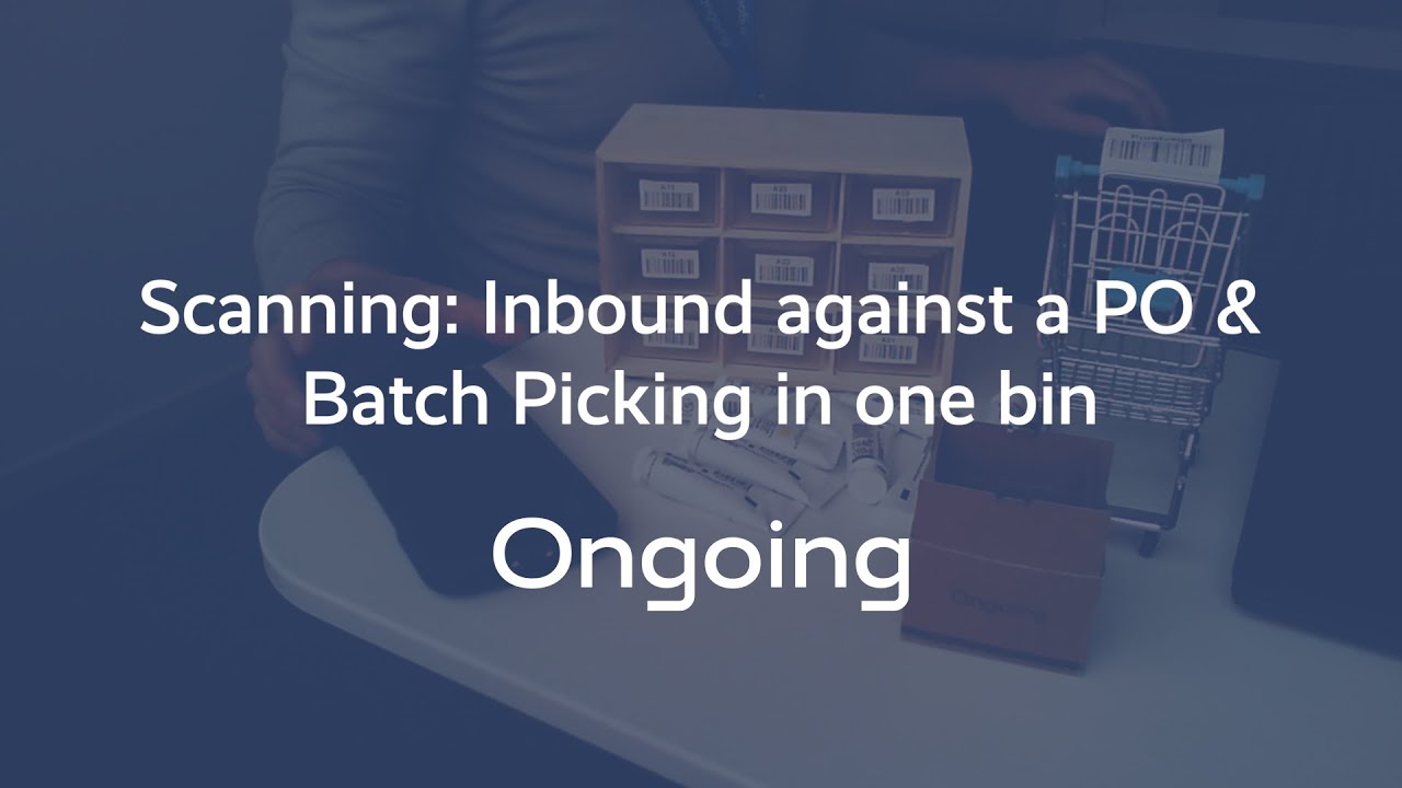 Scanning: Inbound against a PO & Batch pick in one bin
