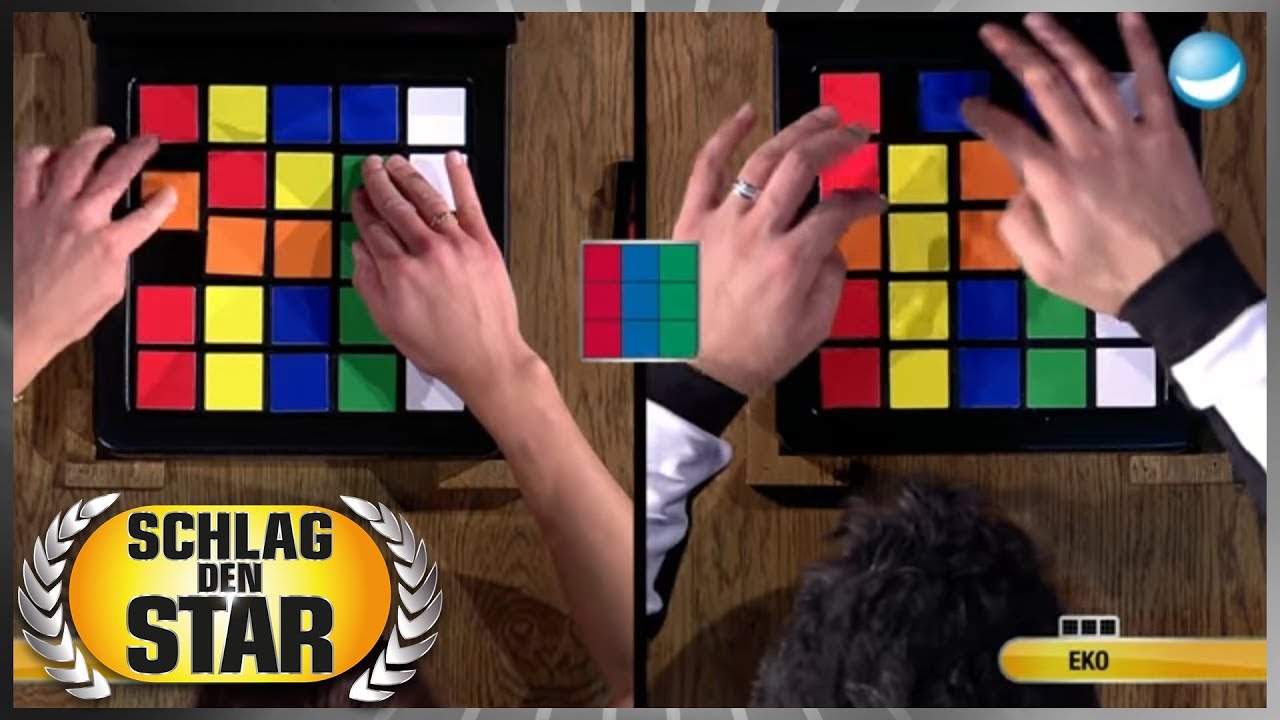 Rubik's Race | Sarah Lombardi vs. Eko Fresh | Spiel 8 | Schlag den Star