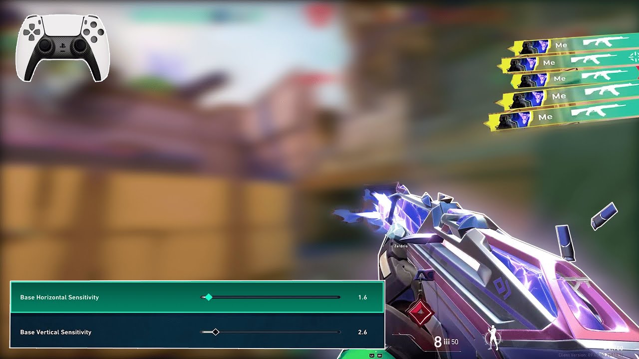 Lowest Sens Radiant Player on Console...