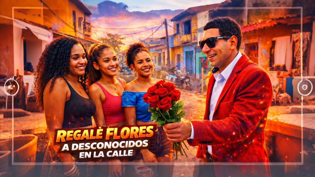 REGALÉ FLORES A DESCONOCIDO, 	Nadie les había regalado nada…💔🌹