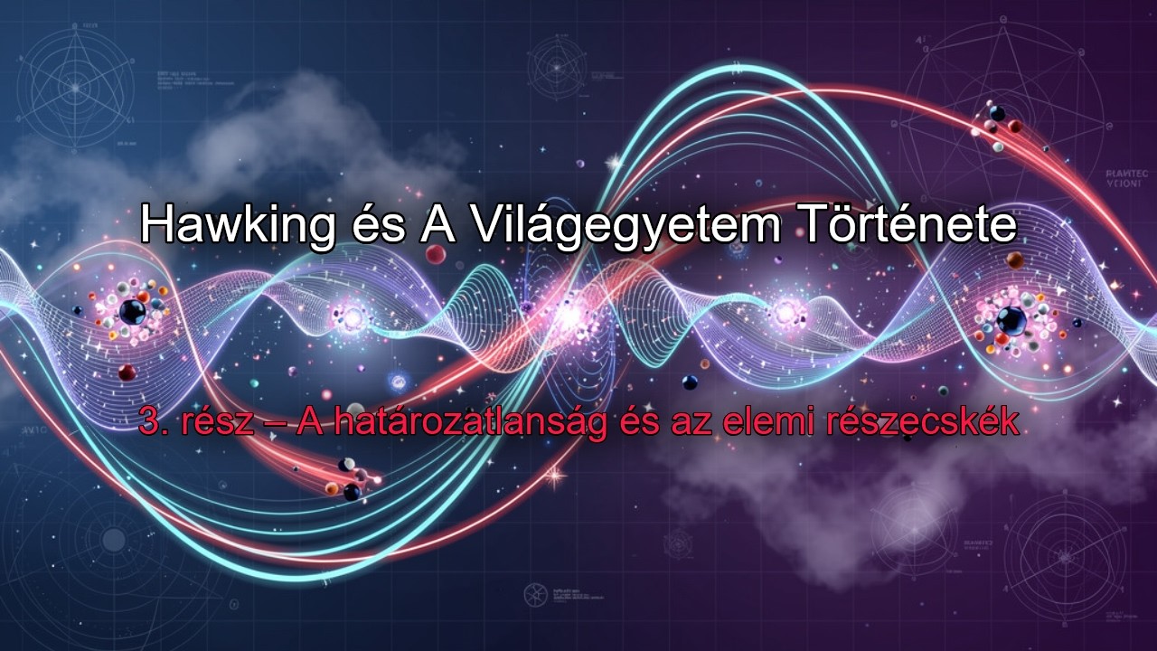 Hawking és A Világegyetem Története – 3. rész – A határozatlanság és az elemi részecskék
