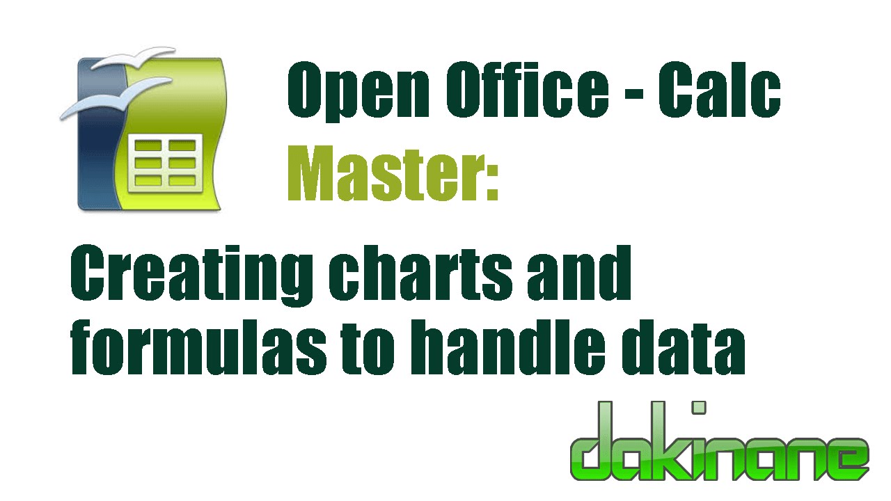Open Office Calc - Charts and Formulas