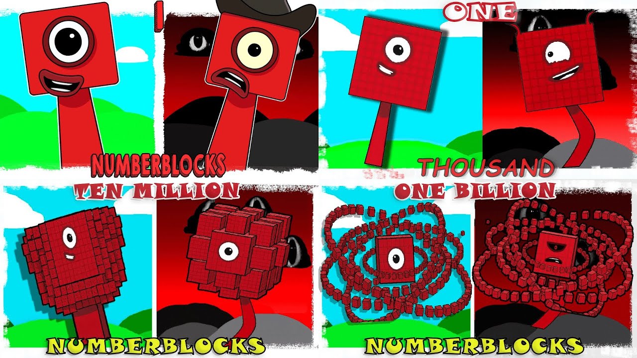 My Sprunki OC: NumberBlocks 1 to 1 Billion (From ONE,  ONE THOUSAND, TEN MILLION, ONE BILLION )