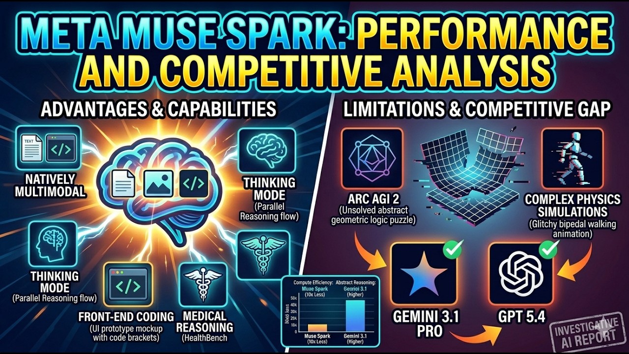 Meta Muse Spark: Performance & Competitive Analysis #MetaAI #MuseSpark #ArtificialIntelligence