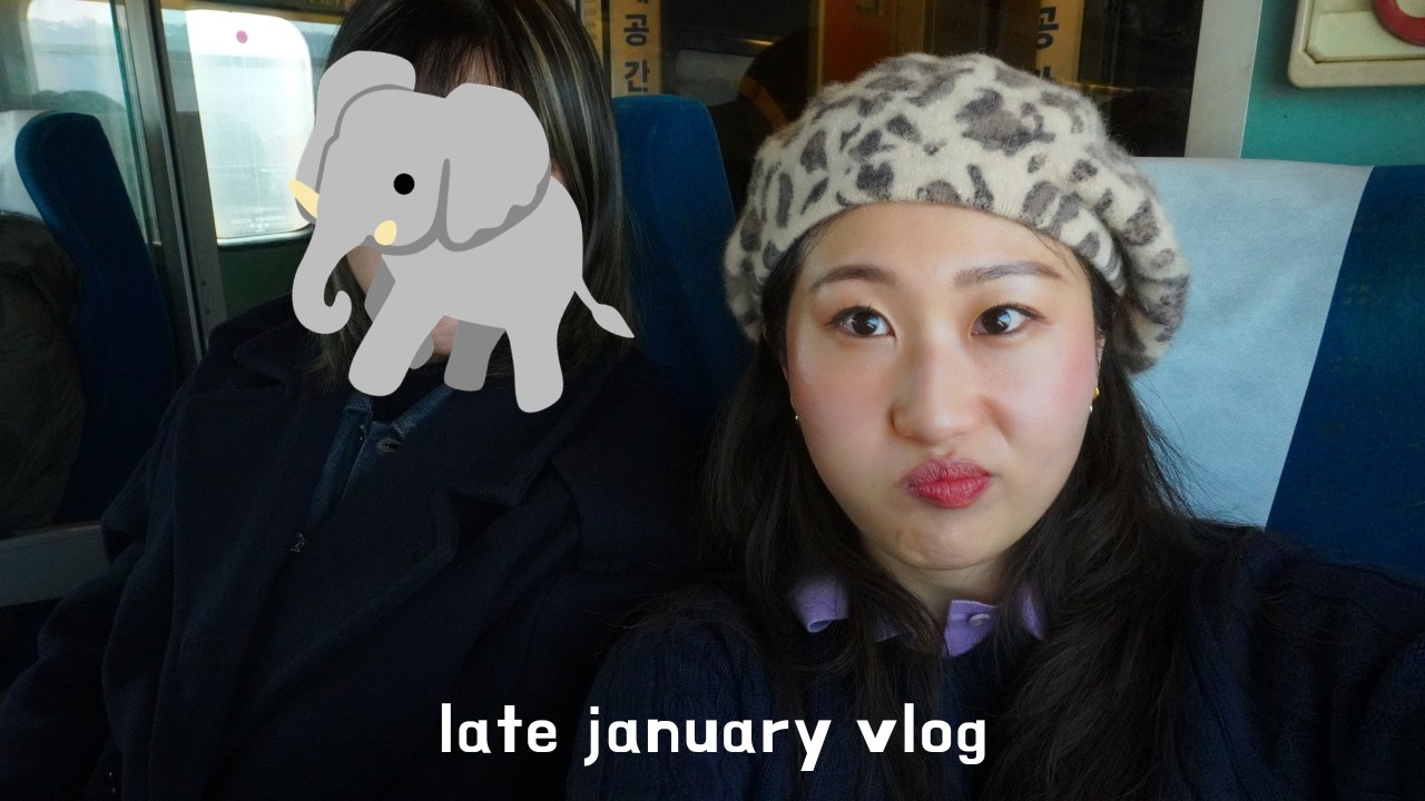 late january vlog | 약국 가기 싫은 날 & 중딩으로 돌아간 날 (not ready for work & cozy day with friends)