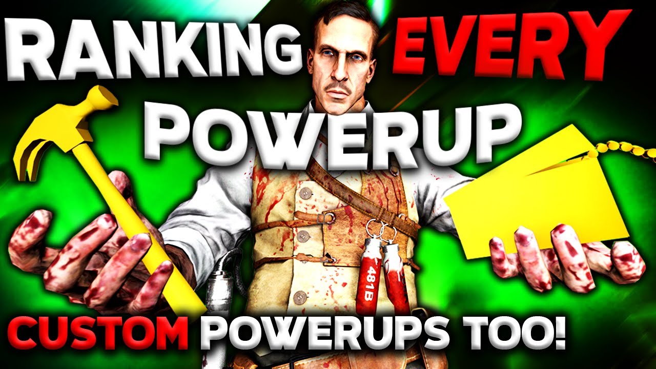 Ranking EVERY COD Zombies Power-up + Custom Power-ups