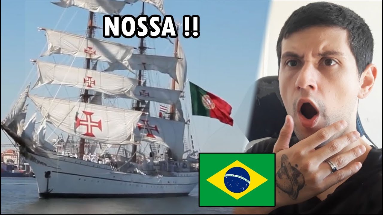 BRASILEIRO REAGINDO A MARINHA DE PORTUGAL