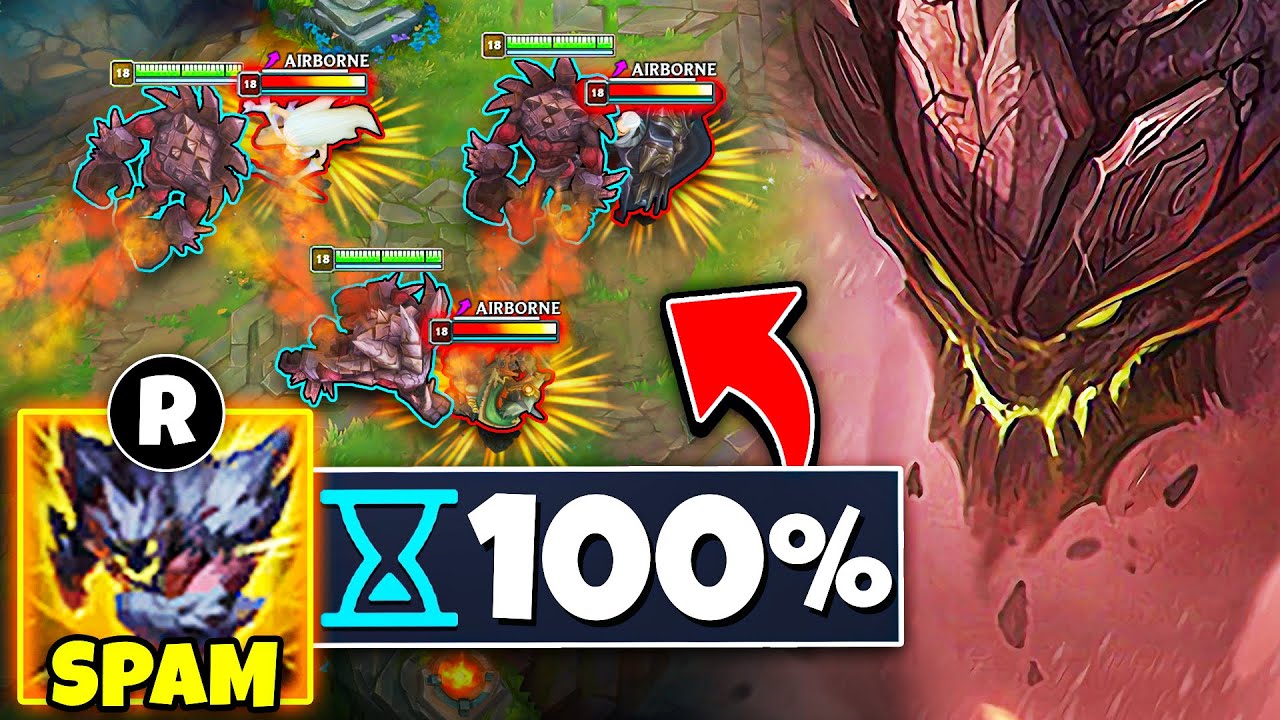 Malphite, but I have 100% CDR and no ULT cooldown