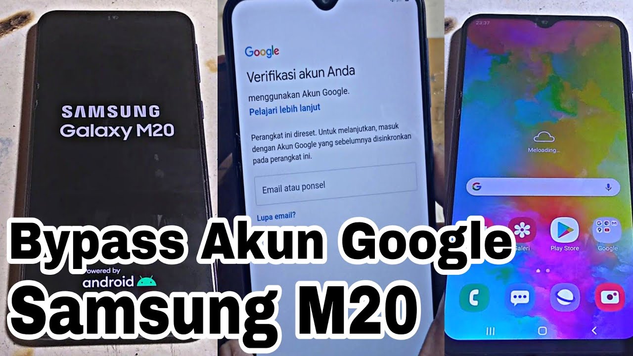 Bypass Akun Google Samsung M20 Tanpa PC