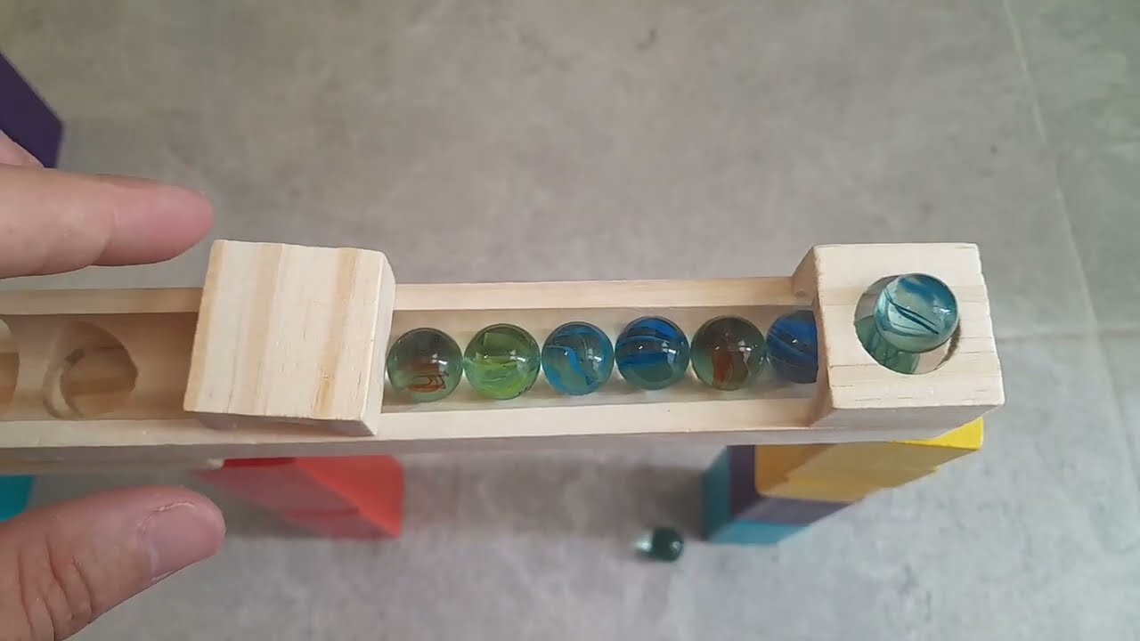Microwave Oven Marble Run Race ASMR Creative Healing Sound