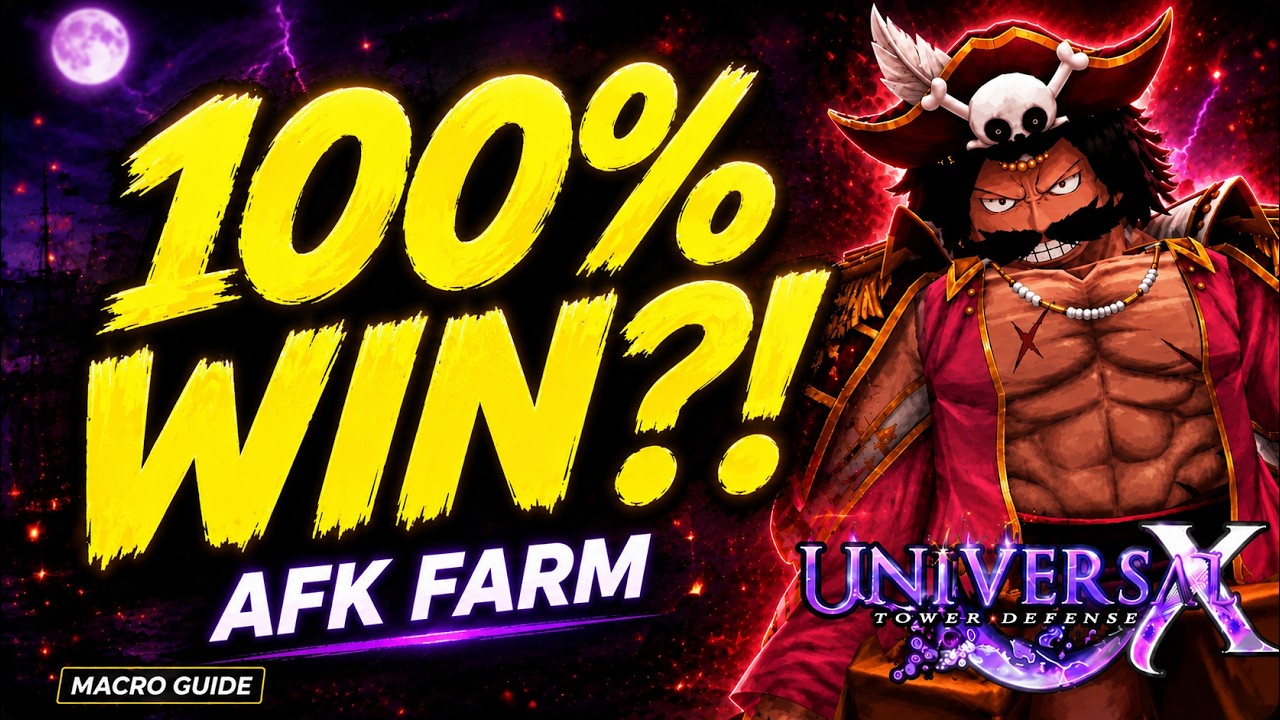 HOW TO MACRO ADMIRAL DEFENSE 🔥 100% WIN AFK FARM GUIDE (UTDx)