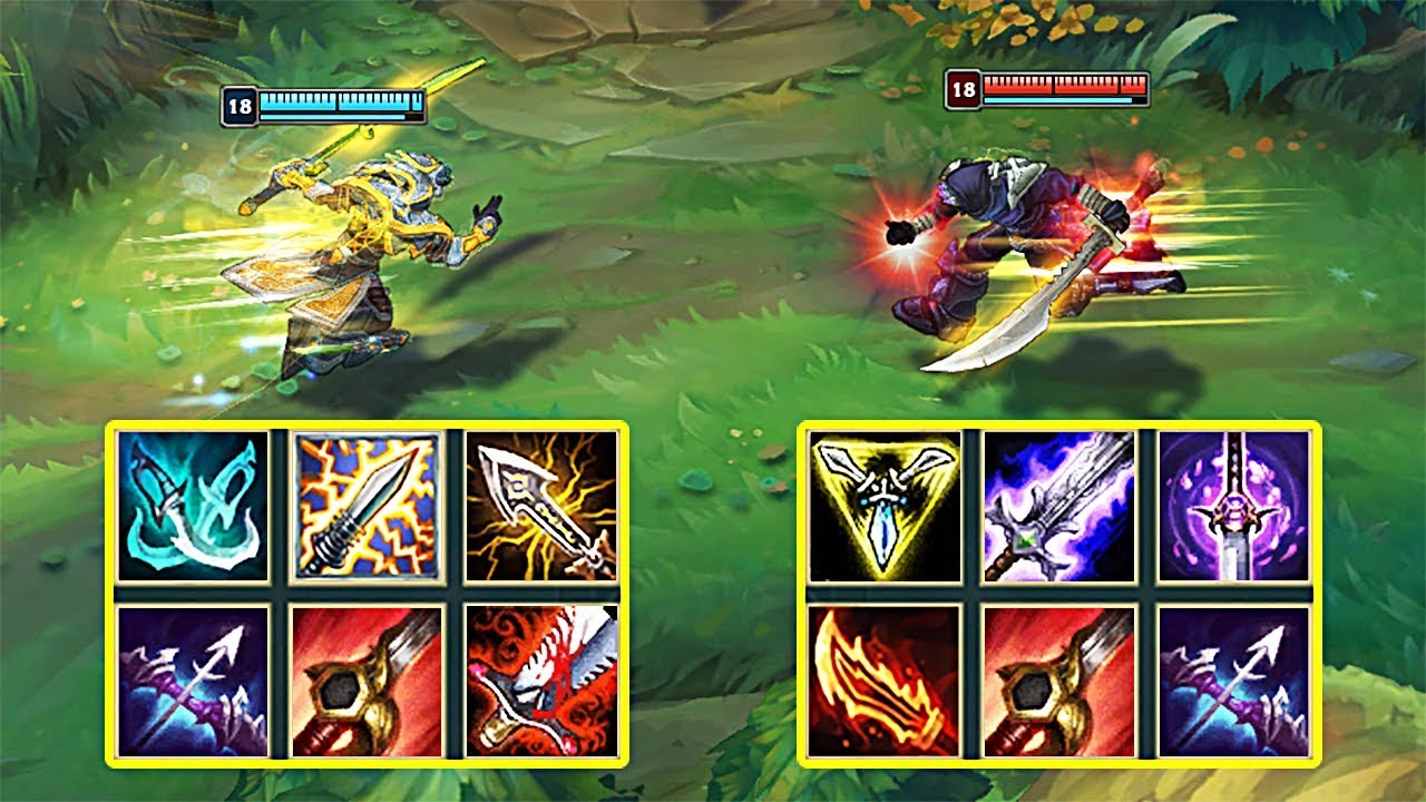 CRIT YI vs ON-HIT YI FULL BUILD FIGHTS