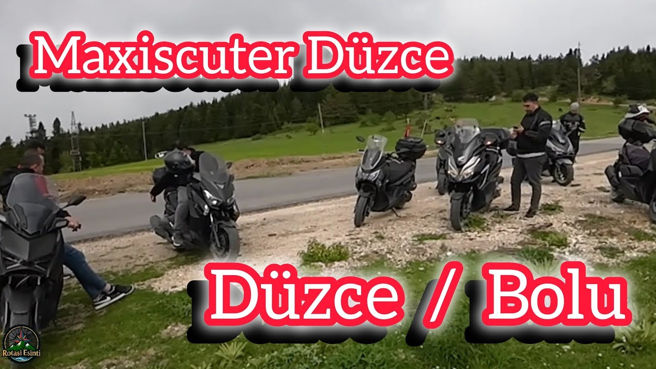 Düzce Maxiscuter Bolu Turu | Dere, Göl, Milli Park, Yağmur Her Şey Var! #motovlog #bolu #xmax #forza